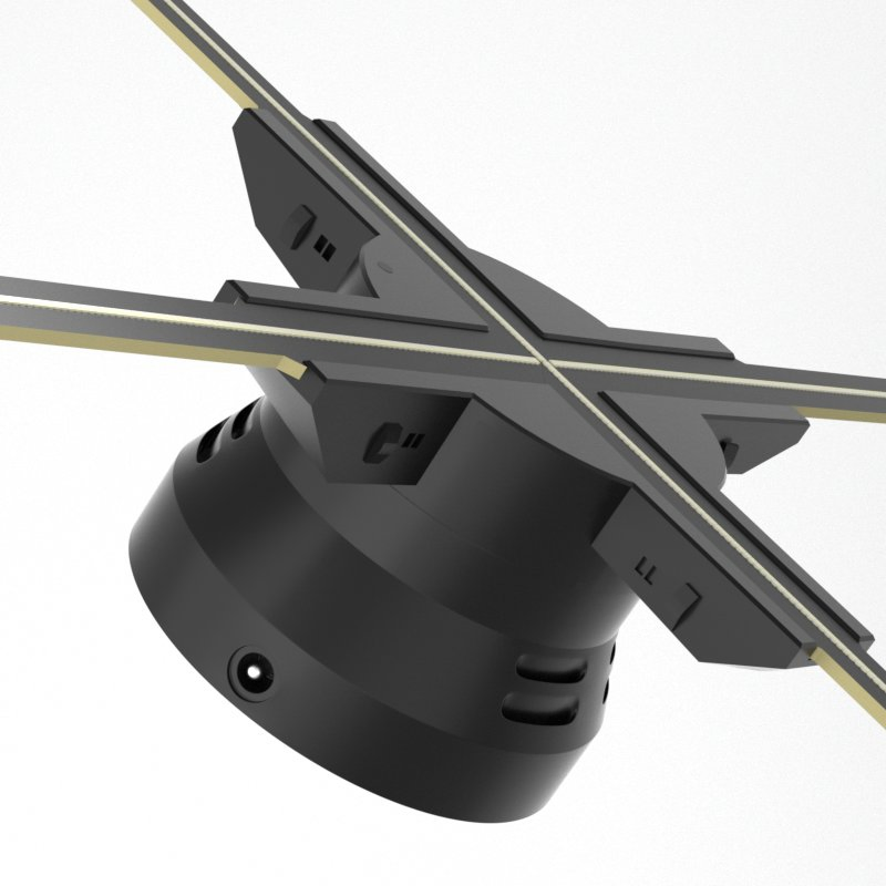 No Screen Needed Eye Catching Hologram Fan for Store/Event to Attract More Customers