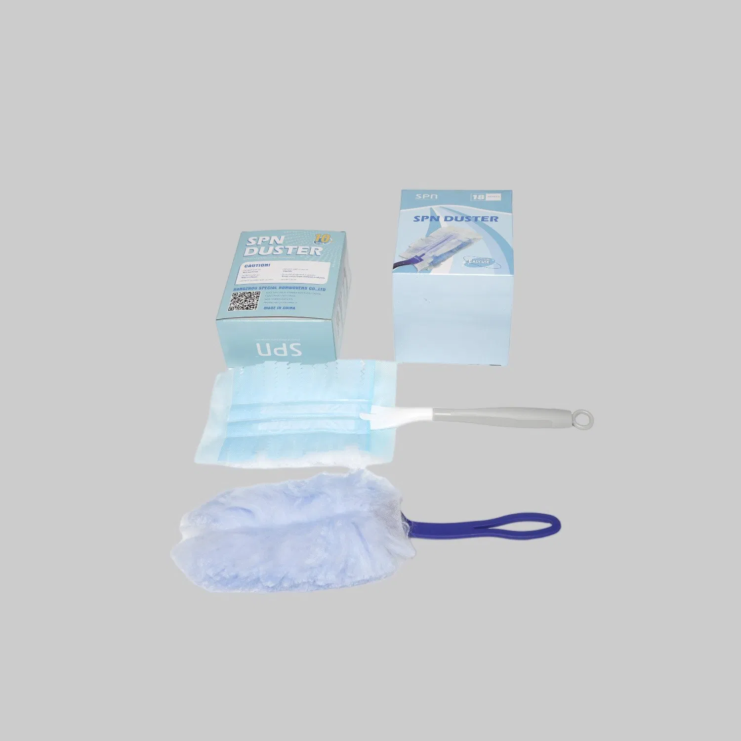 Household Cleaning Brush Nonwoven Duster Disposable Fluffy Duster Magic Duster with Long Handle and Silcom Mop Dust Floor Disposable Swiffer Refill Duster