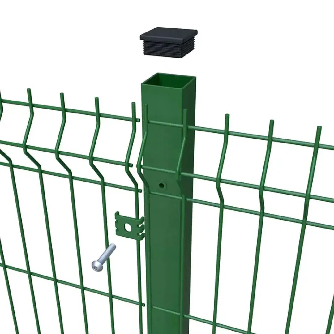 Low Cost Modern Design 7FT Eco-Friendly Small Garden 3D Fencing Triangle Bending Wire Mesh Galvanized Powder Coated Iron Frame