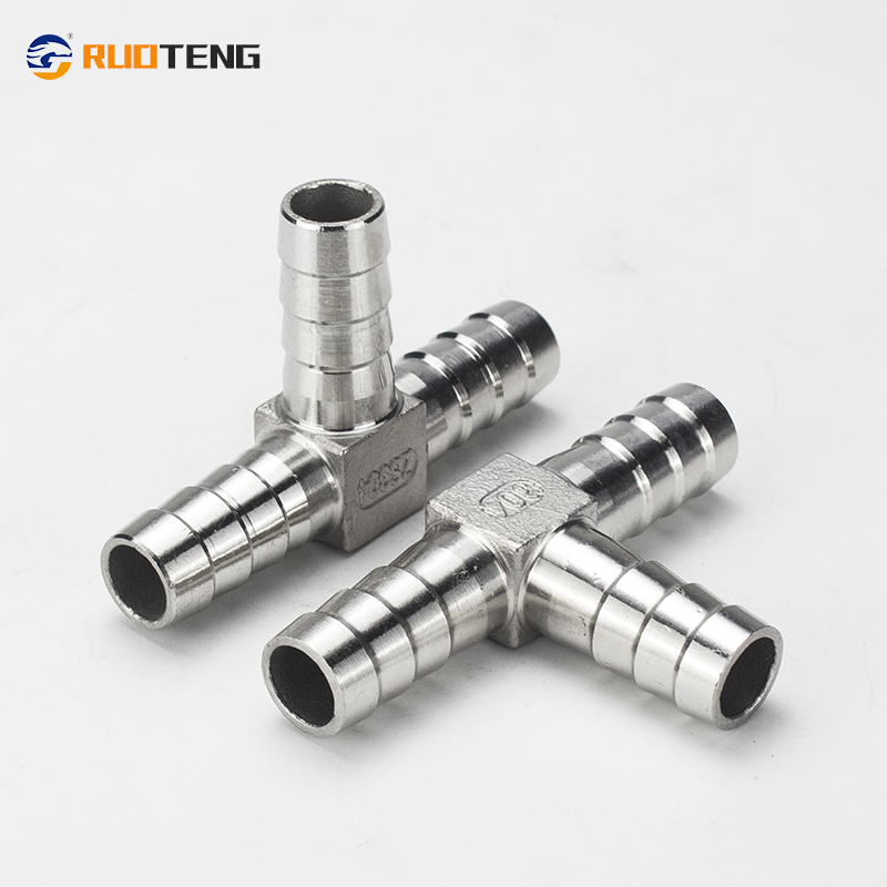 [Ruoteng] 3 Way Hose Fittings SS304 316 Stainless Steel Tee Fittings