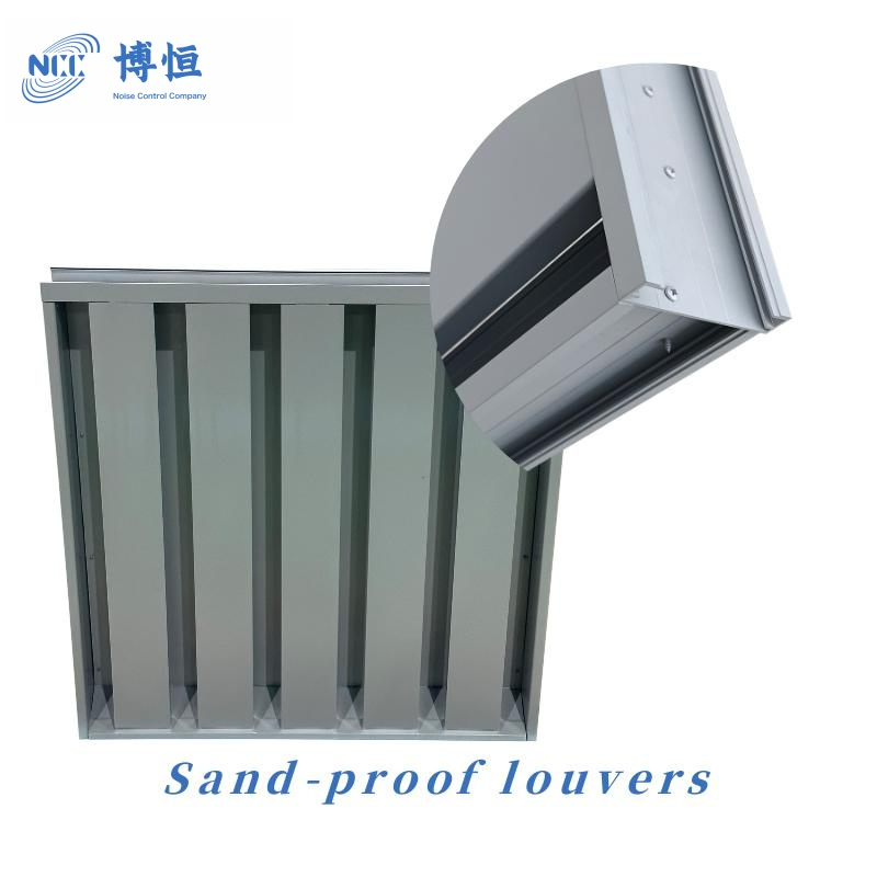 Sand Shutter for Sound Insulation Ventilation System