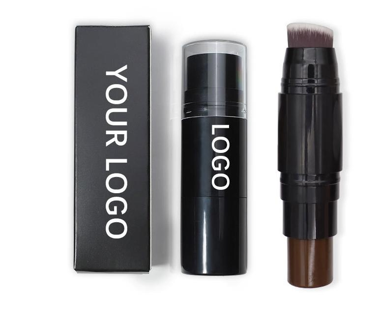 17 Colors Black Container Stick Concealer Sweatproof portable Fine and Smooth Concealer Oil-Control Customizable Stick Face Makeup