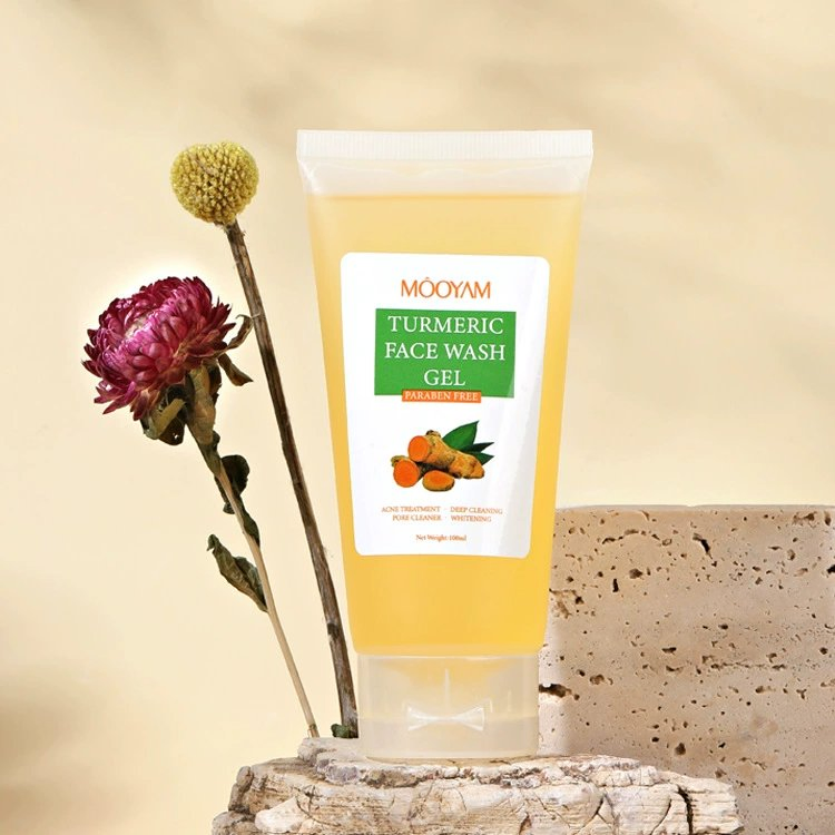 Best Selling Turmeric Wash Cleanser Skin Brightening Facial Cleansing Bubble Foaming Turmeric Face Wash