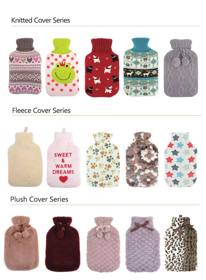 Hot Water Bag Hand Warmers Cover Soft Cloth