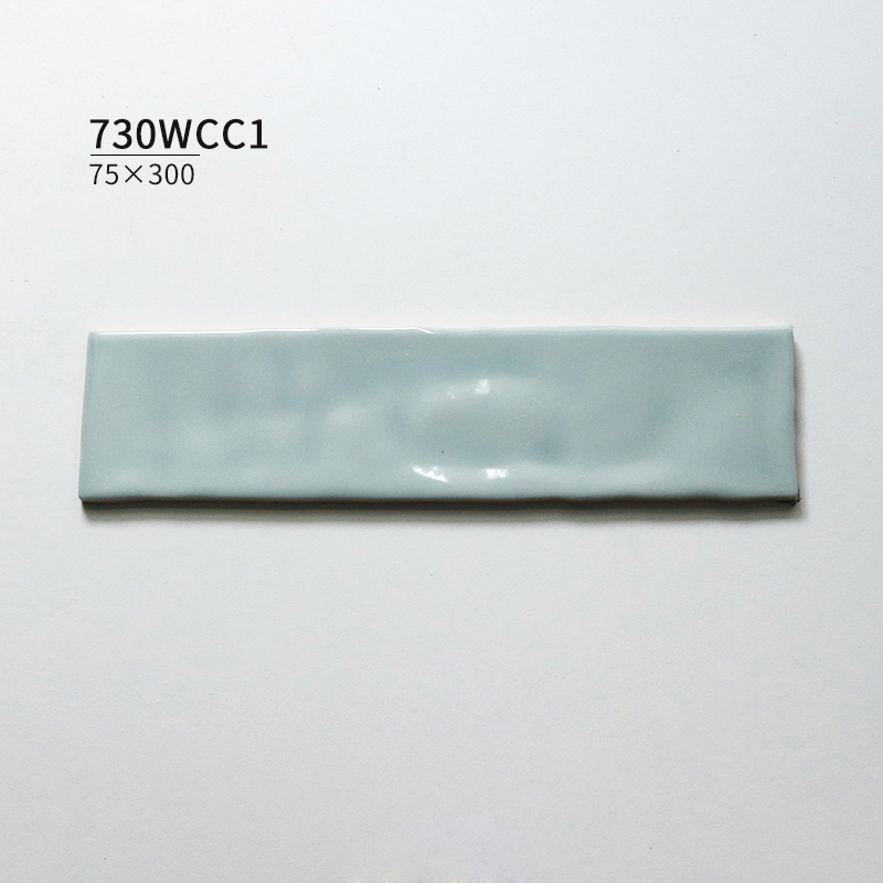 75X300 Pastel Color Subway Tiles Interior Wall Tiles Glossy Bevel