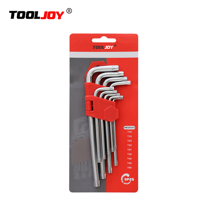 9 PCS Multi-Length Hex Cr-V Steel Hex Keys Home Hex Socket Mechanic Tooling