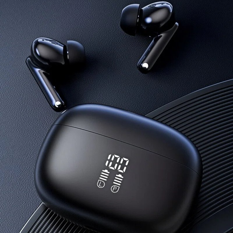 LED Digital Display Sports Running Wireless Headphone Bluetooth Earphone