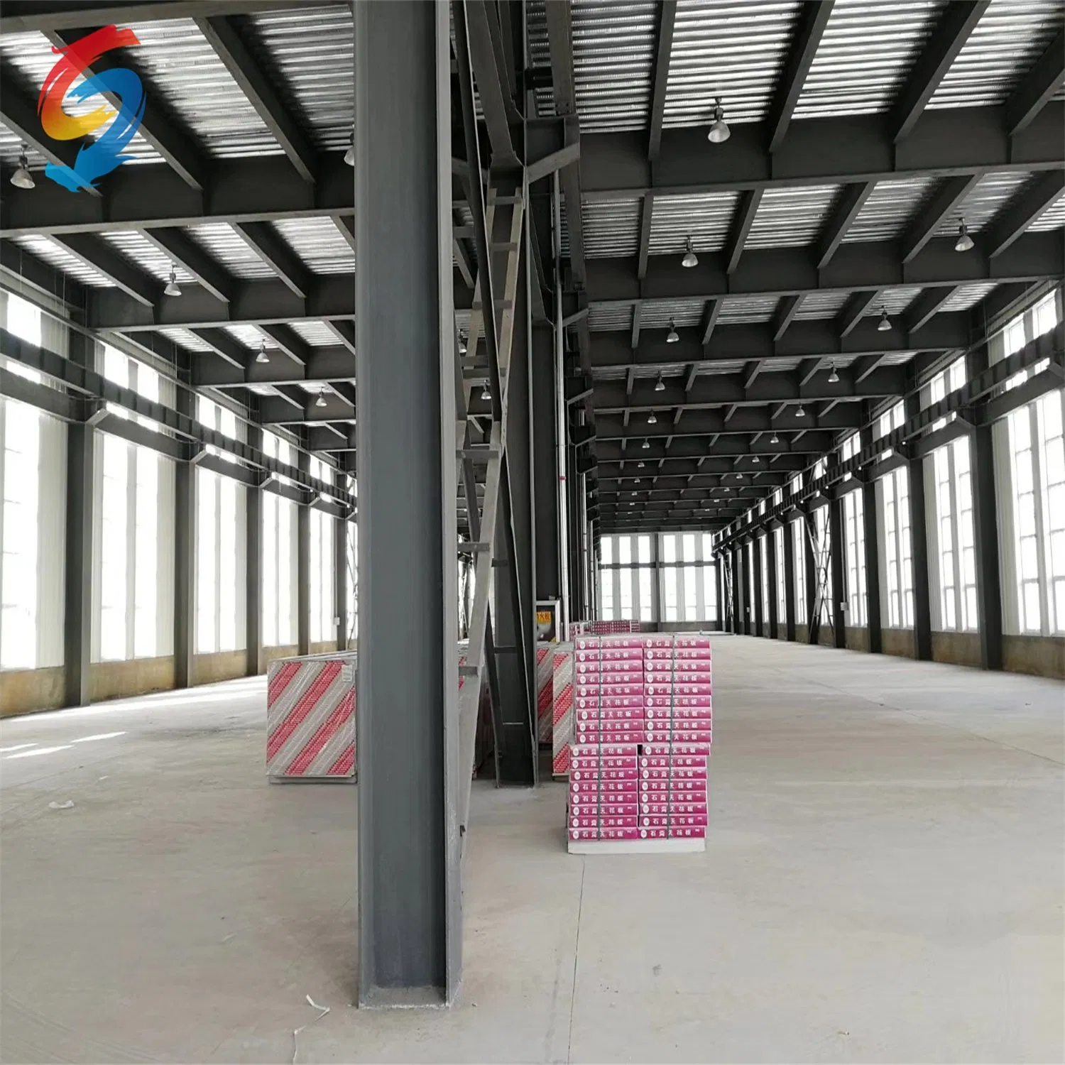 Prefabricated Steel Structure Warehouse Automotive Repair Maintenance Workshop for Processing Plant