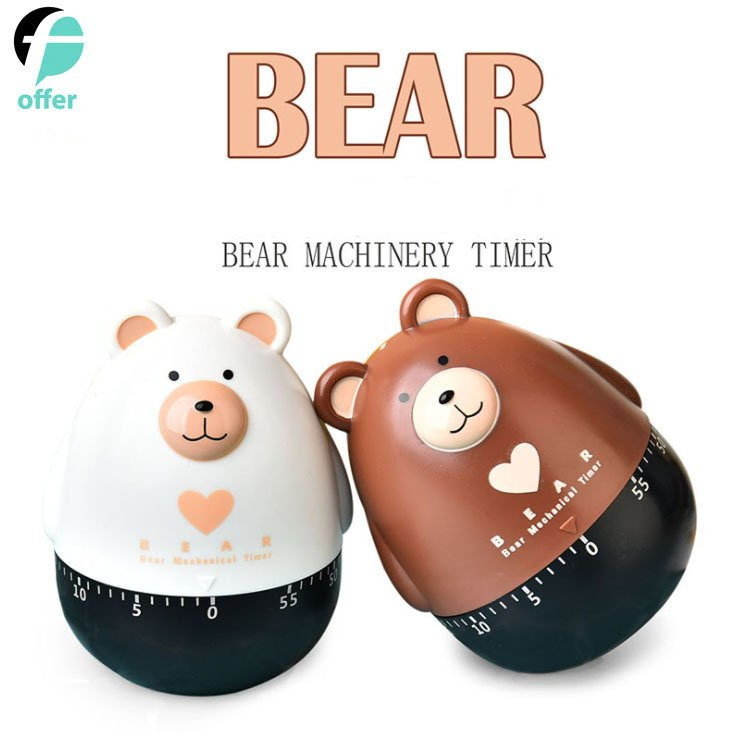 Lovely Bear Machinery Timer/ Kitchen Cartoon Timer