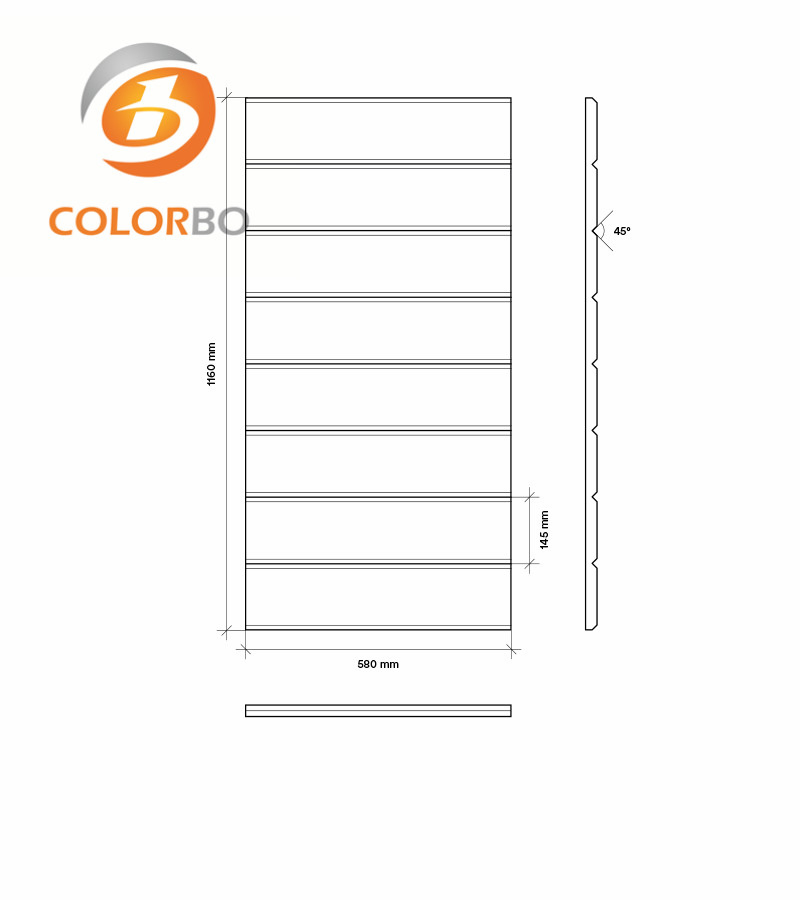 V-Shape Series Wood Wool Acoustic Panel