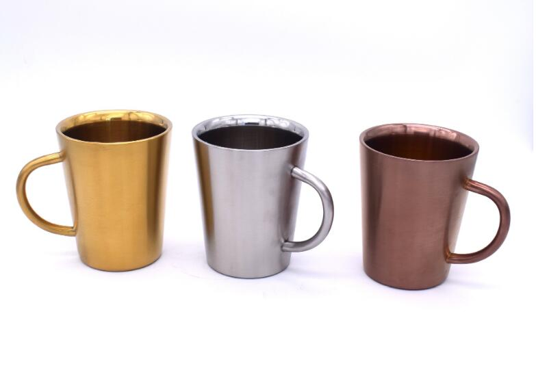 Медная кружка для кофе 12 oz, двойные стенки