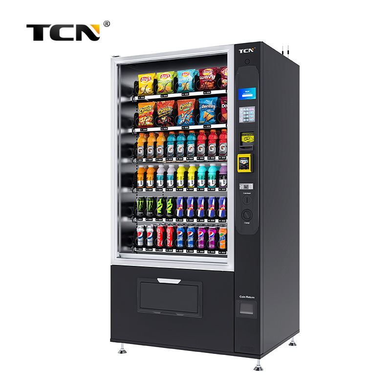 Tcn 24 Hours Self Service Combo Snack Drink Touch Screen Vending Machine