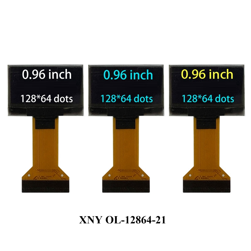 Монохромный OLED дисплей 0.96 дюйма, желтый/синий