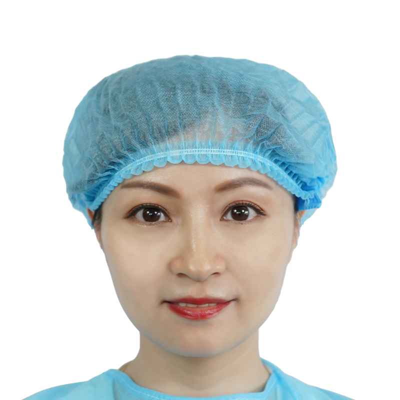 100 PCS Disposable Non-Woven Bouffant Caps Head Cover Nets