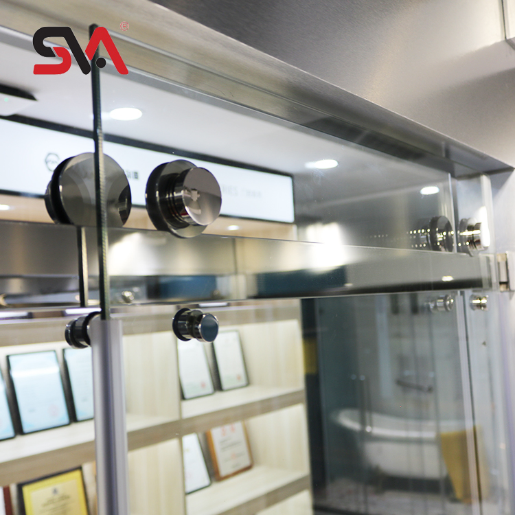 Shower Door Rollers Hardware Two Door Bypass Sliding Shower Door System