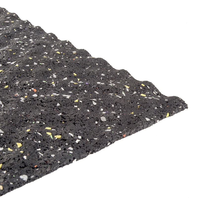 Wholesale Soundproof Underlay Rubber Roll Acoustic Floor Underlayment Rubber Mat with Colorful Dots