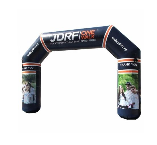 Outdoor Sports Event Exhibition Sports Race Advertising Inflatable Pillar Dancer Gate Start Finish Arch Inflatable Tent