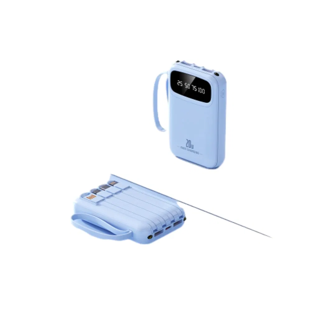 Портативный пауэрбанк 20000 мАч, компактный