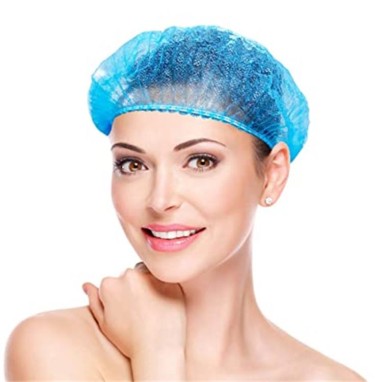 Shower Cap Disposable Bath Caps Non-Woven Elastic Hair Bath Hat