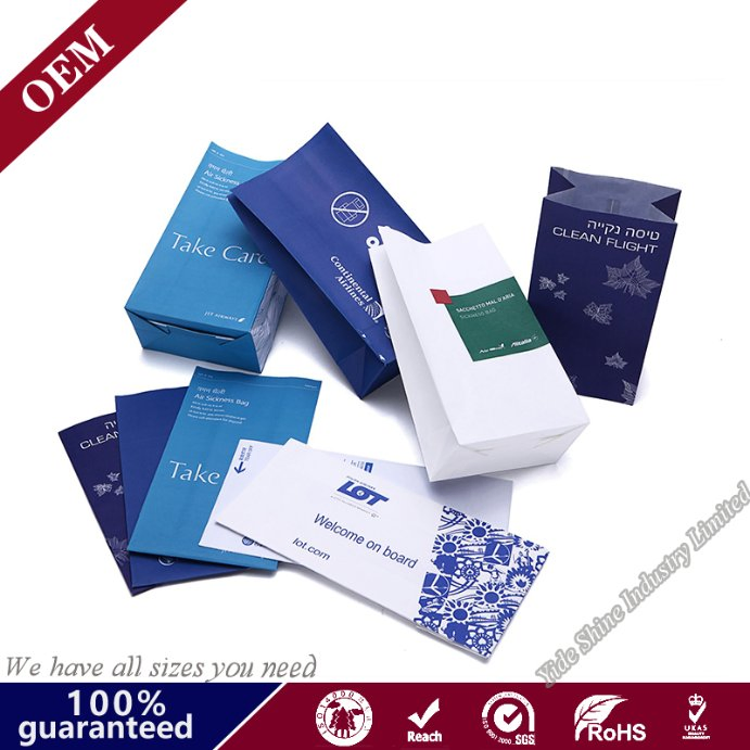 Hospital Puke Bags Vomit Kraft Bag Airsickness Bag