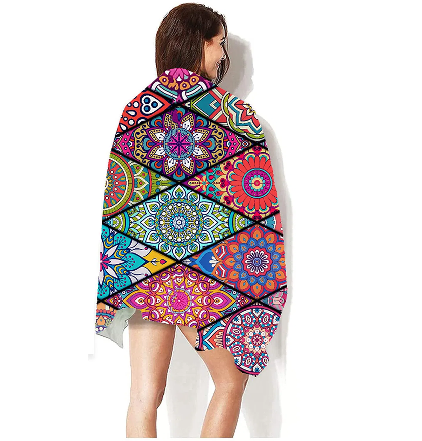 Quick Dry Beach Towel with Custom Print Logo for Wholesale