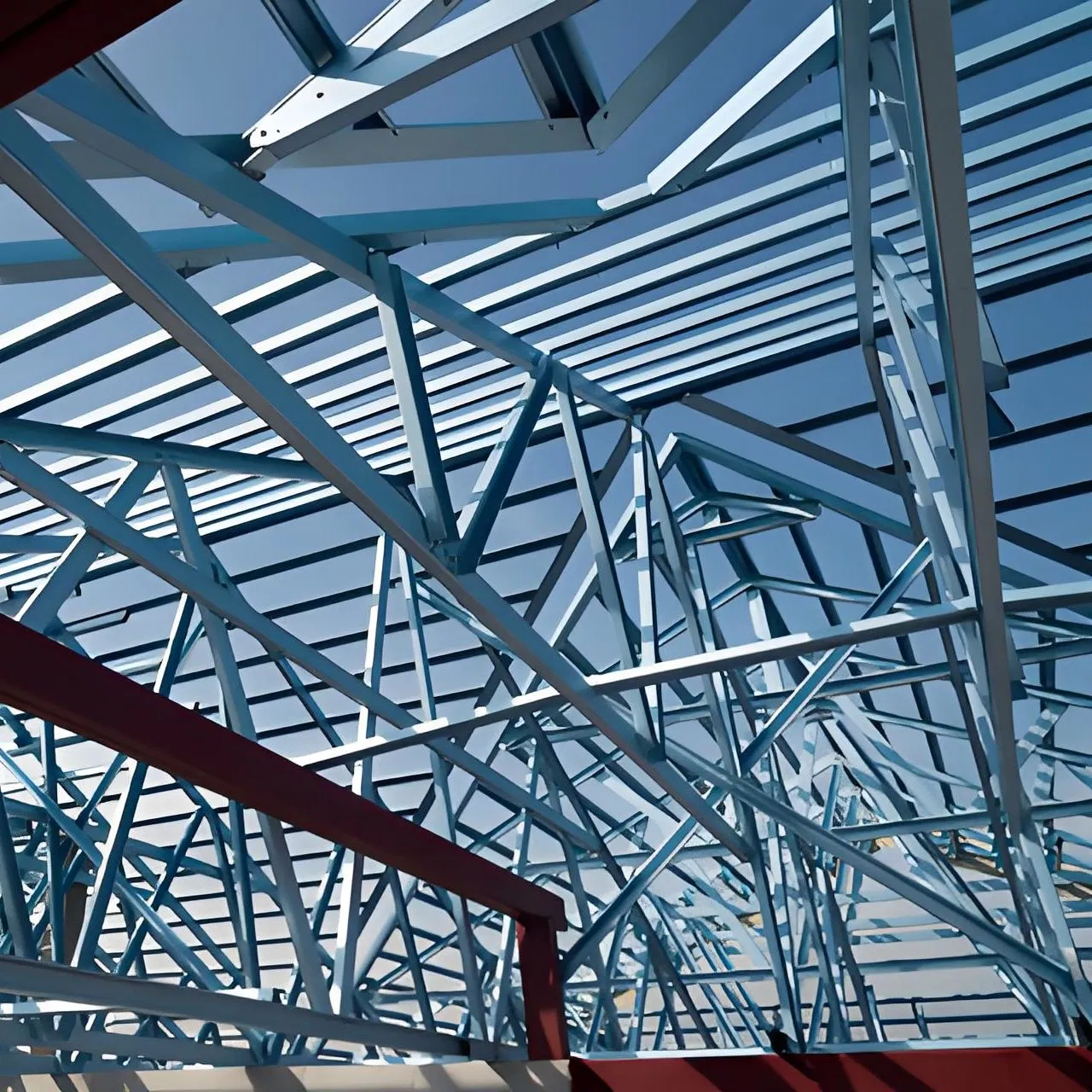 High-Tensile Q355b Heavy Steel Structure Frame for High-Rise Industrial Building