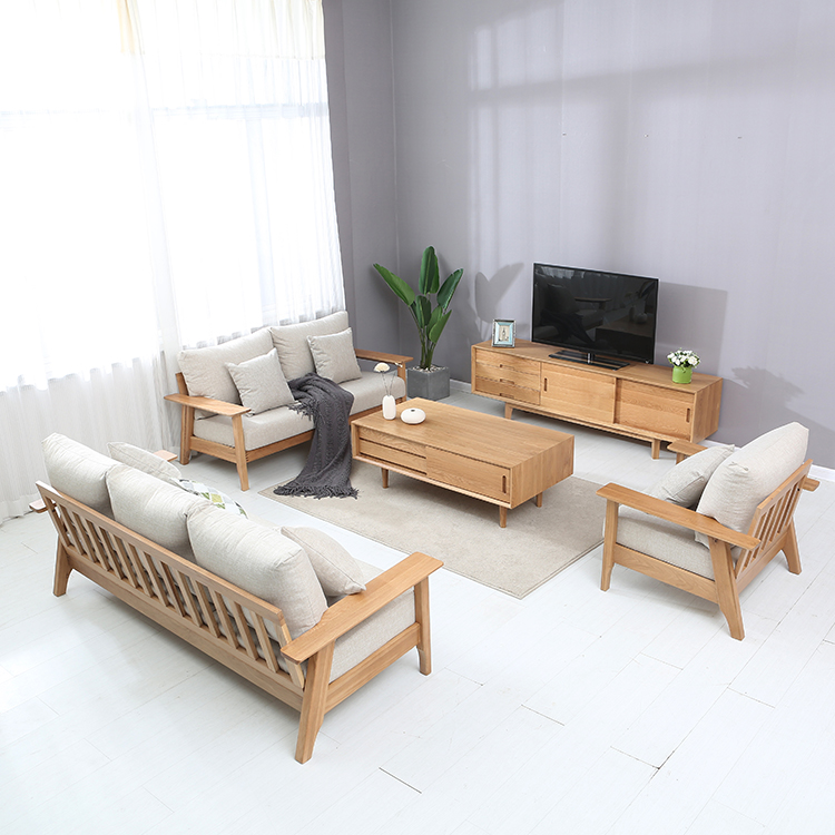 Комплект мебели массив дерева диван для гостиной