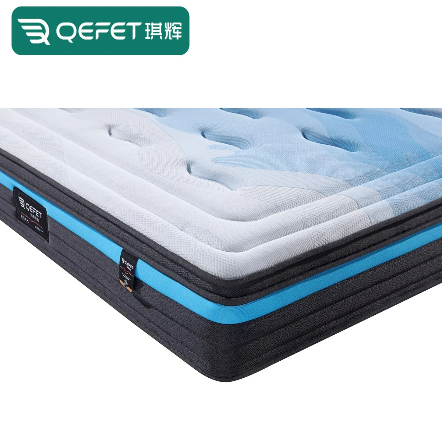 Bedroom Furniture Super Soft Foam Latex Memory Foam Knitted Fabric Mattress Pocket Spring Box Compression Mattresses