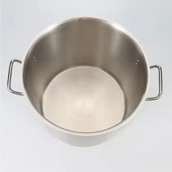 21L Professional Grade Stainless Steel Stock Pot for Chefs
