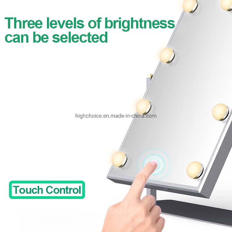 Bathroom Desktop Makeup Cosmetic LED Guangdong Mirror