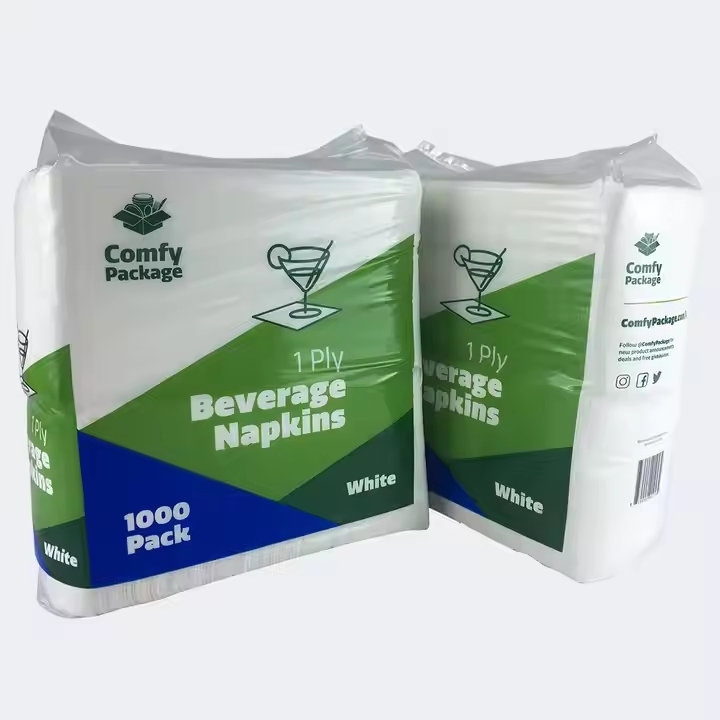 Hot Sale 1/2/3/4ply Customization Soft 3-Ply White/Color Napkins for Party, Wedding, Catering (OEM/ODM)