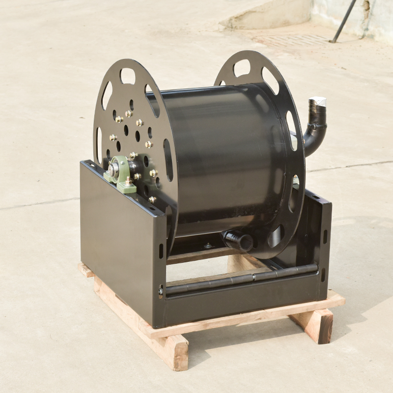 Heavy-Duty Manual Hose Reel Frame for Refueling