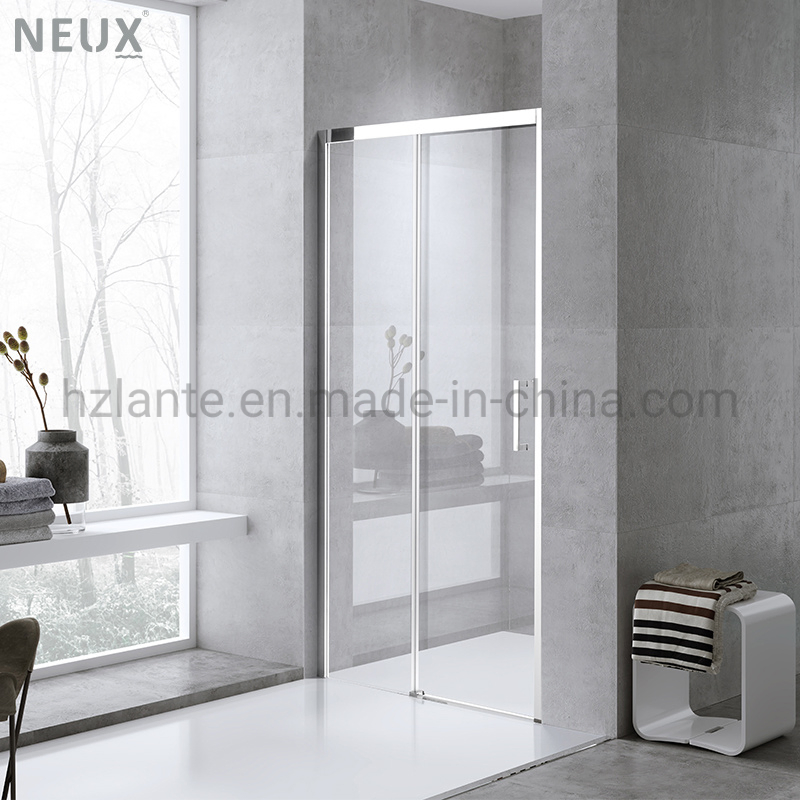 Italian Design High Quality Tempered Glass Sliding Shower Door (L5504-B)