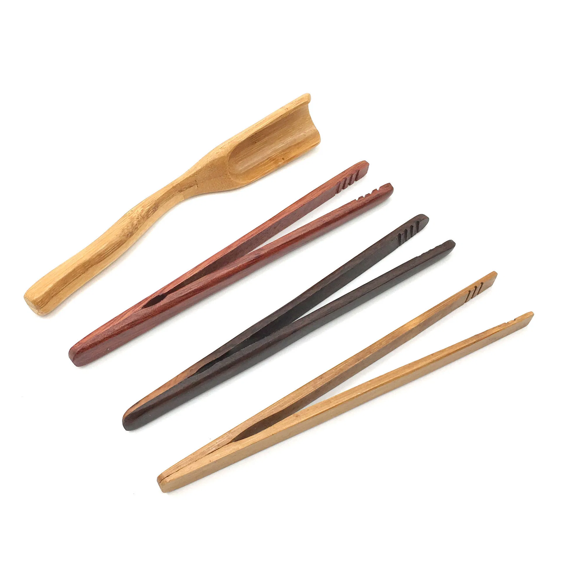 Wooden BBQ Tong for Home Cooking and Food Preparation
