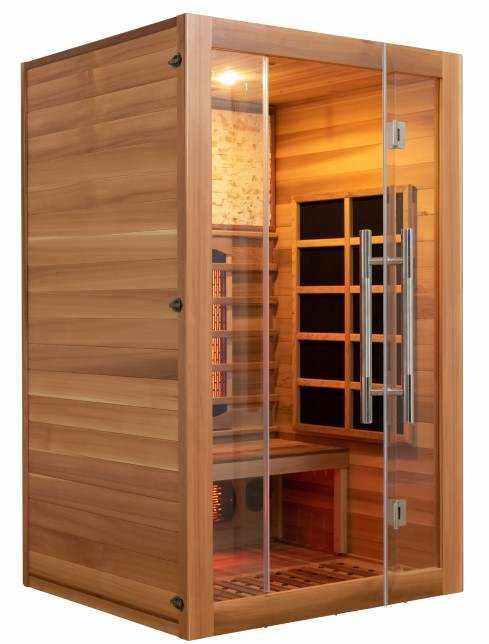 Деревянная сауна для дома на 2 человек