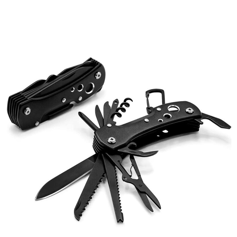 Hand-Tools Multitool Pocket Knife for Outdoor and Indoor Pursuits Black