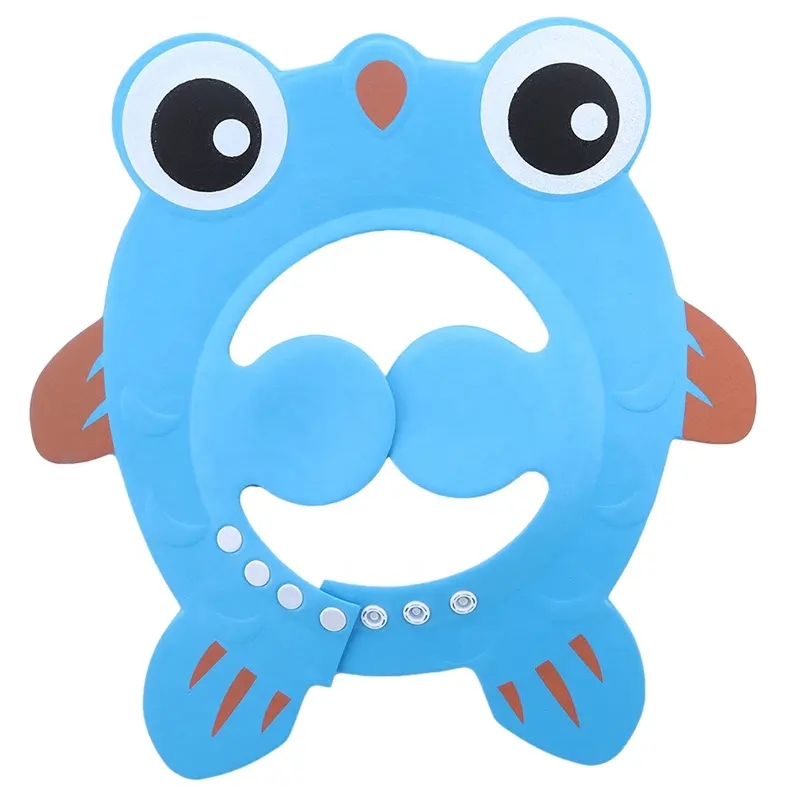Protective Fish Shape Infant Hair Washing Waterproof Baby Shower Cap