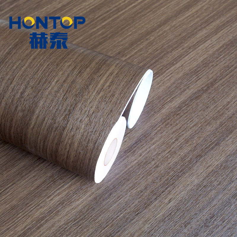 Wood Grain PVC Flooring Waterproof Decorative Film Foil for Living Room Kitchen Home Decor