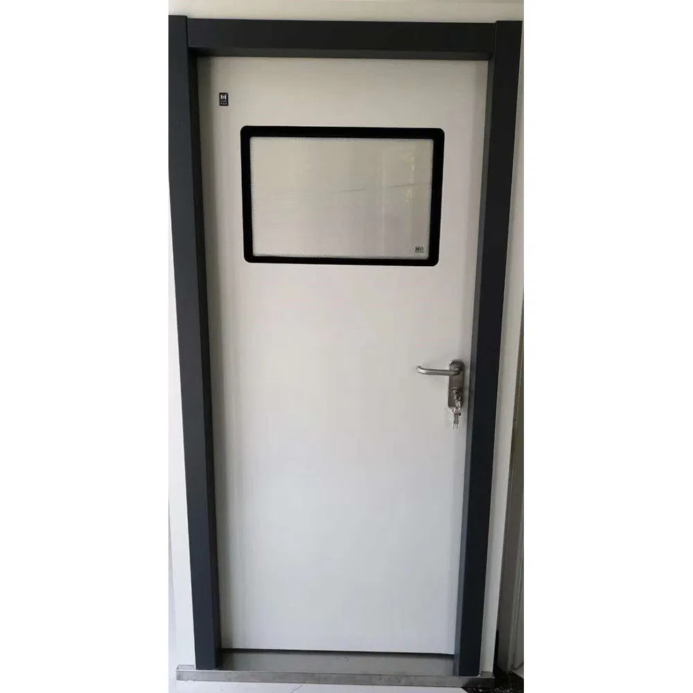 Industrial Interior Clean Room Lab Hygienic Hospital Laboratory SUS304 Stainless Steel Clean Room Metal Swing Entry Door