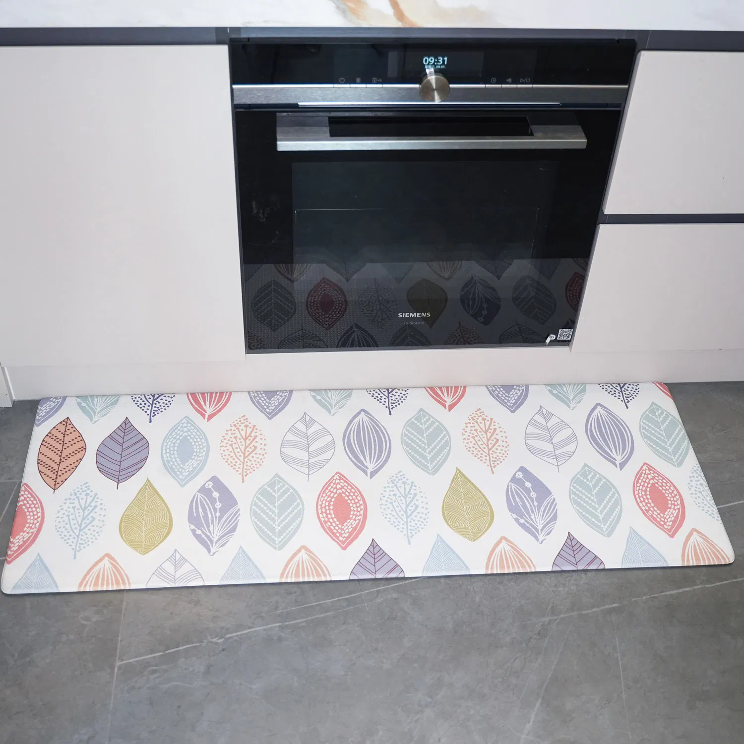 Colorful Design PVC Foam Mat Waterproof Non-Slip Kitchen Mat