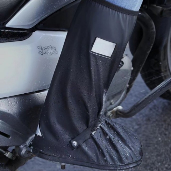 UV Protection Abrasion-Resistant Weatherproof PVC Rain Shoe Cover for Motorcycle