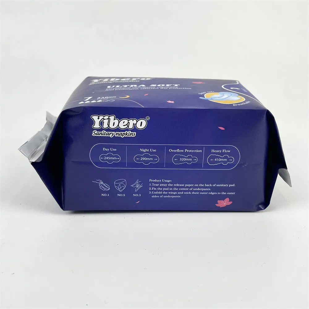 Factory Price Winged Super Absorbent Napkin Products Ladies Sanitary Pad Menstrual Pads