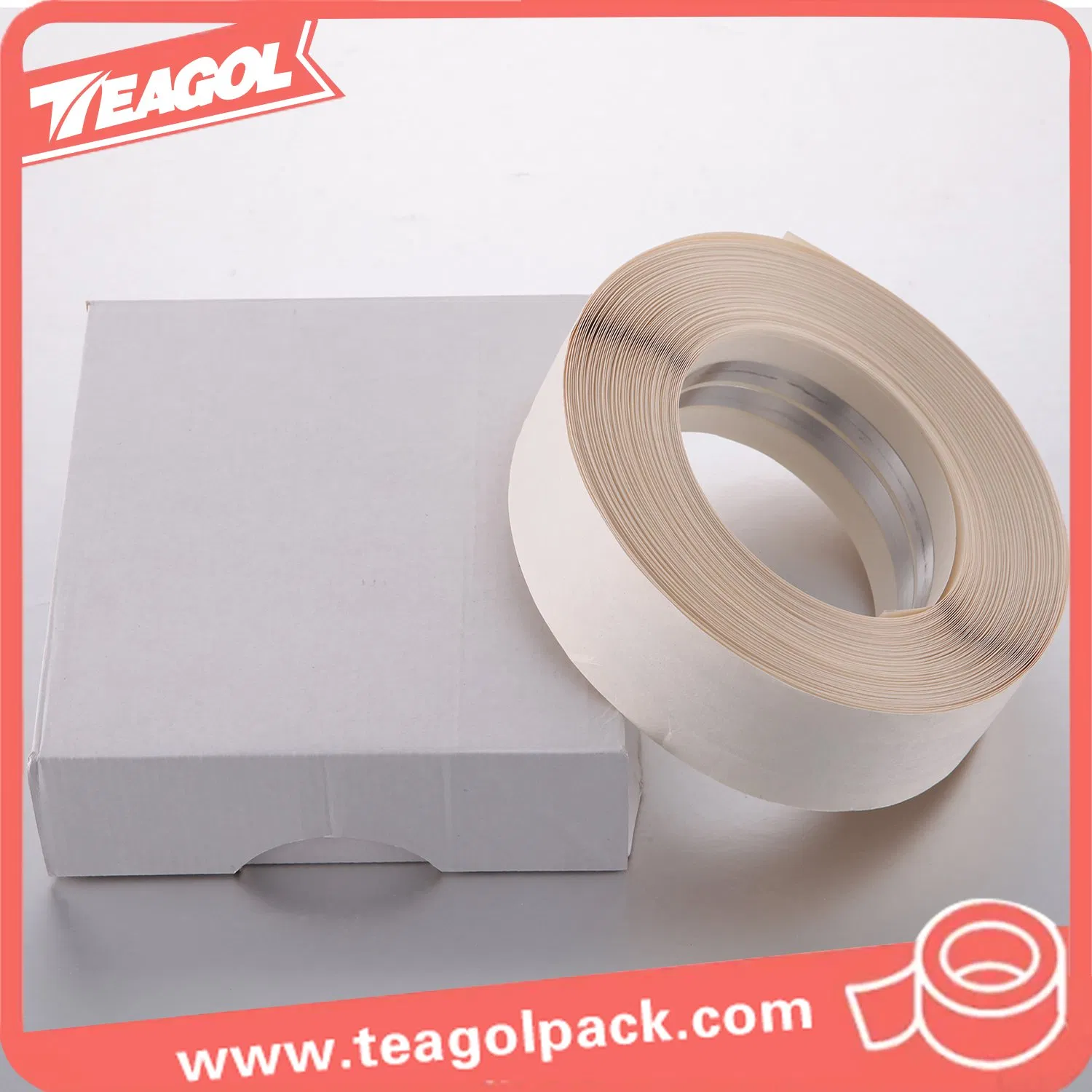Galvanized Steel Metal/Aluminum Metal 50mmx30m Flexible Metal Joint and Cornerbead Tape