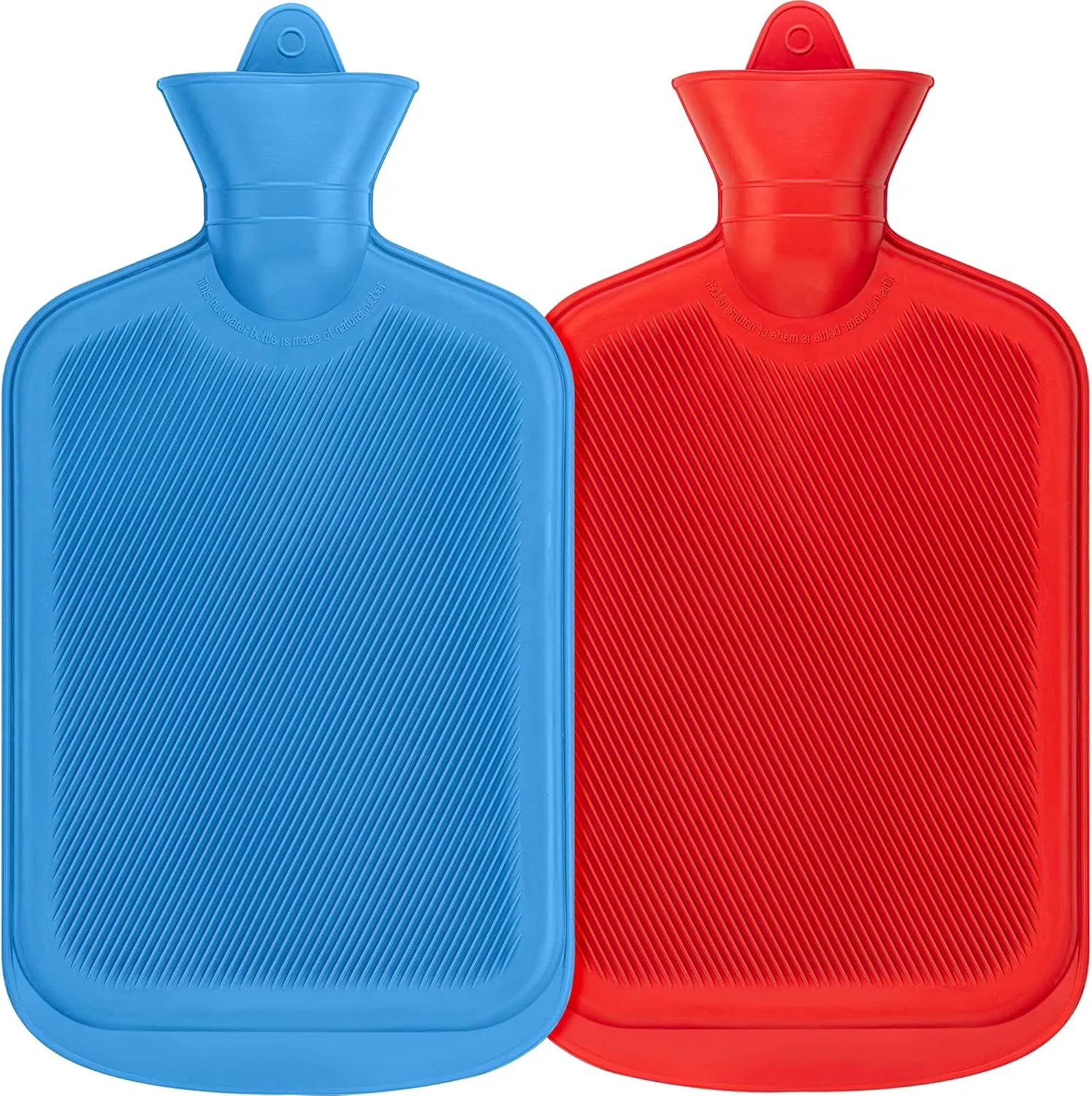 Medical Odorless Rubber Hot Water Filling Bottle Hot-Water Bag with Knit Cover