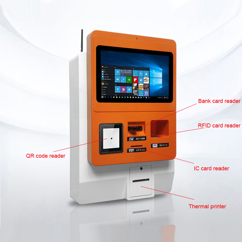 Newest Stylist Space-Saving Wallmount Touchscreen Kiosk with 11"-21" Landscape LCD Display