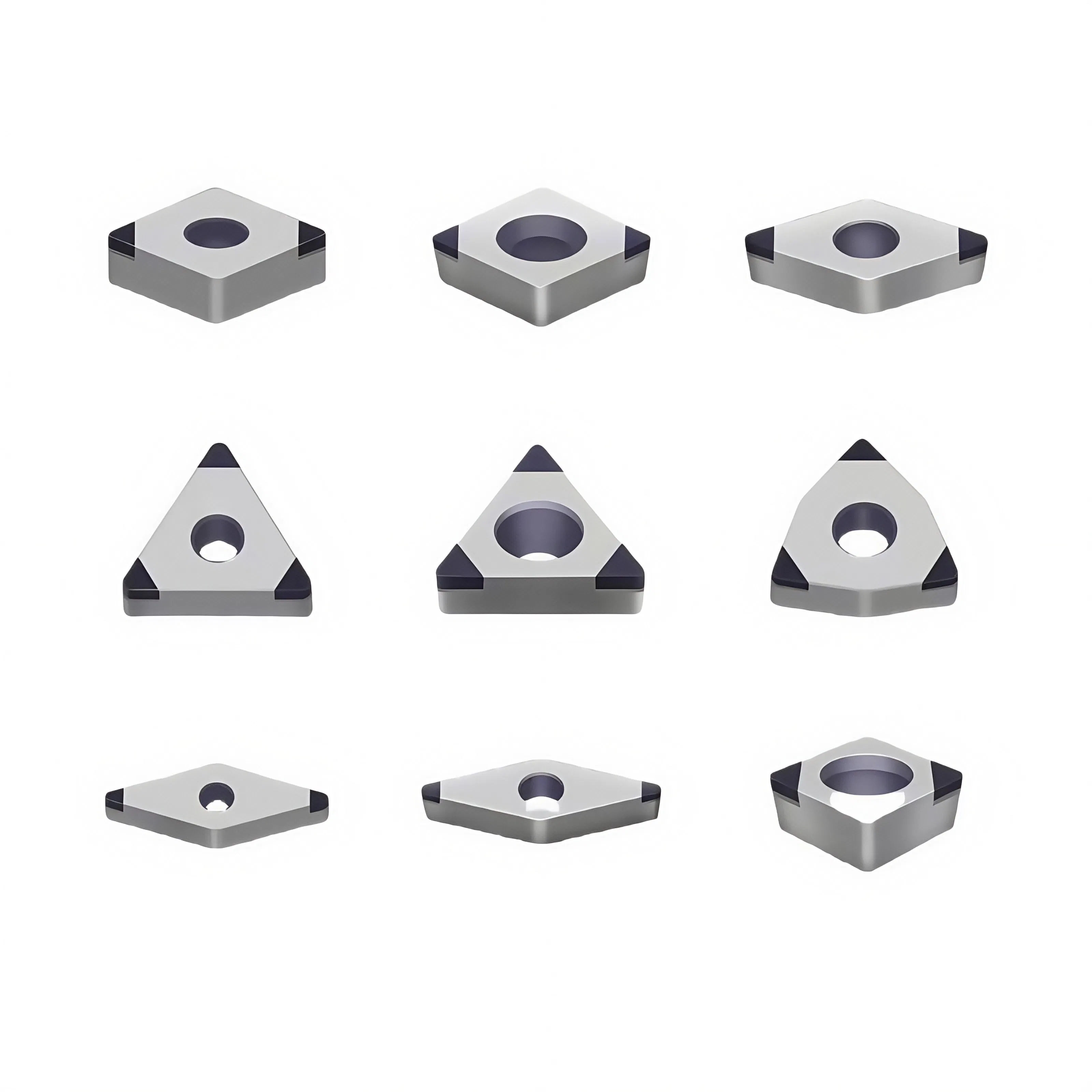 Алмазные токарные пластины с ЧПУ для резки металлов и пластиков