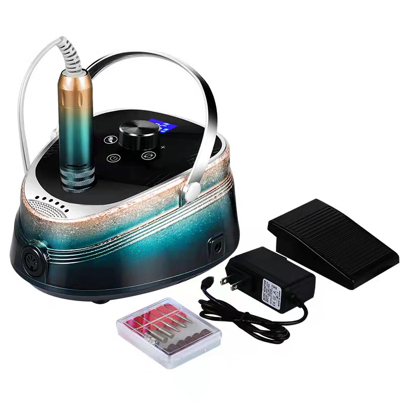 Beautiful Gradient Color 35000rpm Manicure Pedicure Set Nail Drill