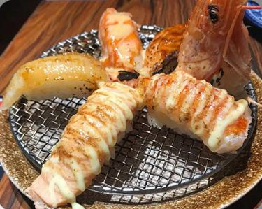 304 Stainless Steel Japanese Barbecue Mesh Half-Round Semi-Circle Tempura Fried Pork Cutlet Rack Net Sushi Plate