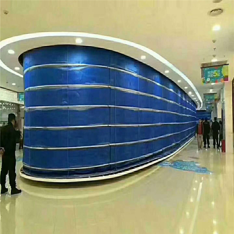 Blue Color Fire Rated Security Auto Roller Shutter Door