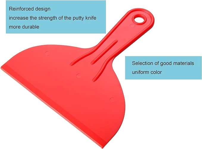 3-Piece Scraper Set Putty Knife, Plastic Paint Scraper, Plastic Scraper
